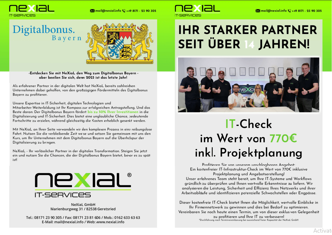 IT Beratung Flyer